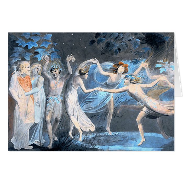 Midsummer Night's Dream, William Blake Card
