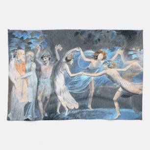 Midsummer Night's Dream, William Blake Kitchen Towel