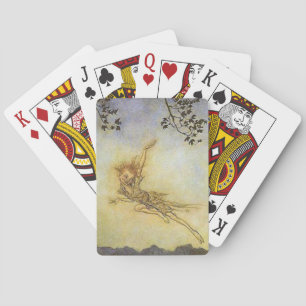 Midsummer Puck - Vintage Art Bicycle Cards