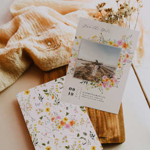 Midsummer   Romantic Autumn Florals Photo Save The Date