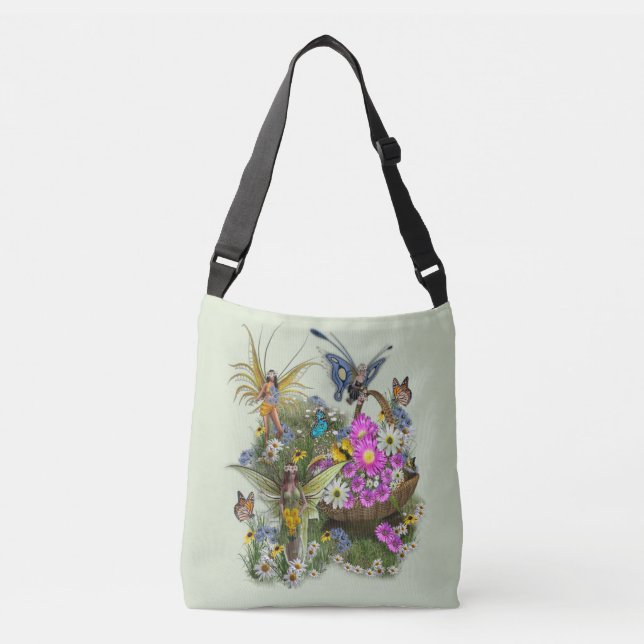 Midsummer Spring Festival Gatherers Crossbody Bag (Front)