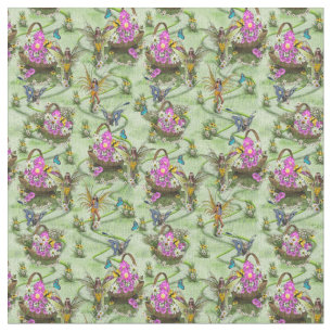 Midsummer Spring Festival Gatherers Fabric