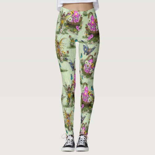 Midsummer Spring Festival Gatherers Leggings