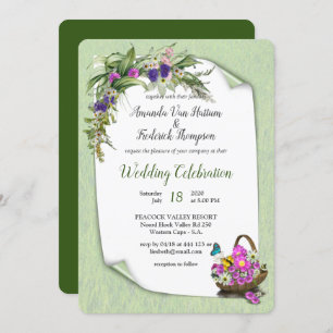 Midsummer Spring flower Invitation