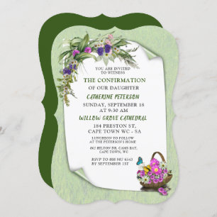 Midsummer Spring flower Invitation