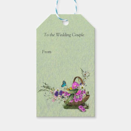 Midsummer Spring flowers Gift Tags