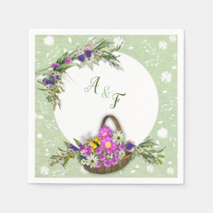 Midsummer Spring flowers Napkins