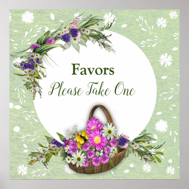 Midsummer Spring flowers Poster (Front)