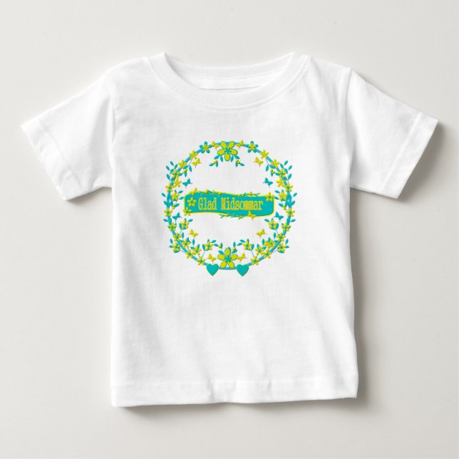 Midsummer symbol sweden baby T-Shirt (Front)