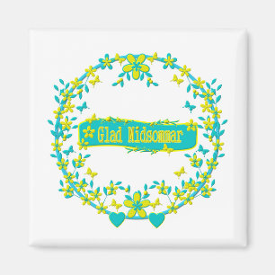 Midsummer symbol sweden magnet