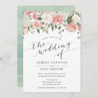 Midsummer | Watercolor Floral Wedding Invitation