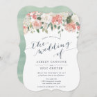 Midsummer | Watercolor Floral Wedding Invitation