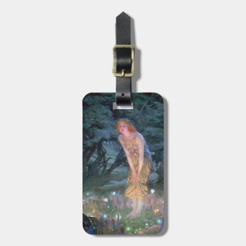 Midsummers Eve Fairies Luggage Tag