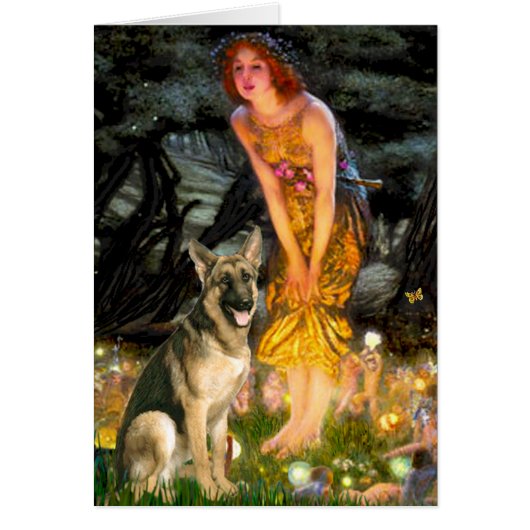 Midsummers Eve - German Shepherd 2 Cards (Front)