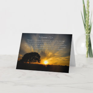 Midsummer's Eve Summer Solstice Blessing Card
