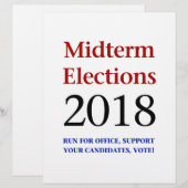 Midterm Elections 2018 (Front/Back)