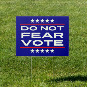 Midterm Elections 2026 Democrats Stand Up Vote Sign