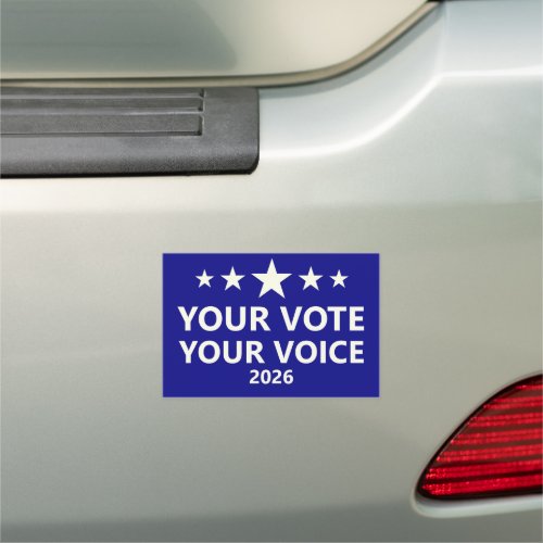 Midterm Elections 2026 Promote Voting Democrat Car Magnet