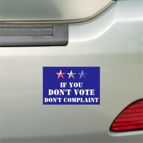 Midterms 2026 Promote Voting Blue Democrats Car Magnet
