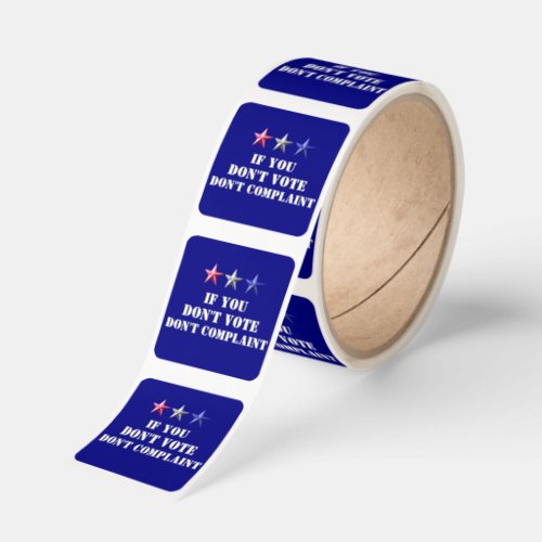 Midterms 2026 Promote Voting Blue Democrats Square Sticker