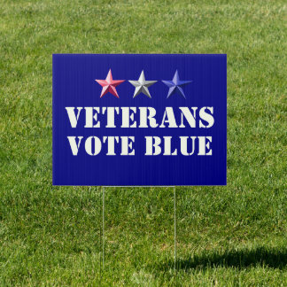 Midterms 2026 Veterans Vote Blue Democrats Sign