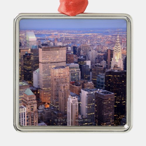 Midtown and Upper East Side Metal Ornament