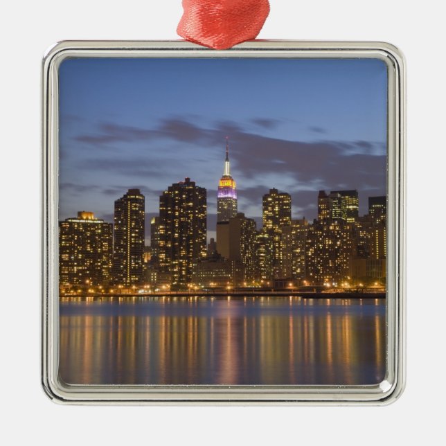Midtown Manhattan Metal Ornament (Front)