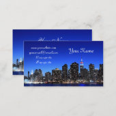 Midtown Manhattan Skyline, New York City Business Card (Front/Back)