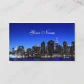 Midtown Manhattan Skyline, New York City Business Card (Back)