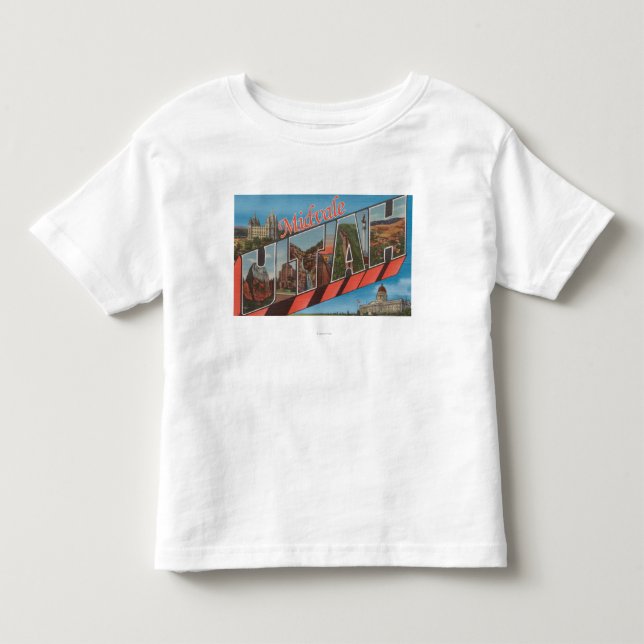 Midvale, UtahLarge Letter ScenesMidvale, UT Toddler T-shirt (Front)