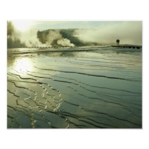 Midway Geyser Pool at Sunrise Photo Print