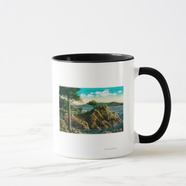 Midway Point on Seventeen Mile Drive Mug (Right)