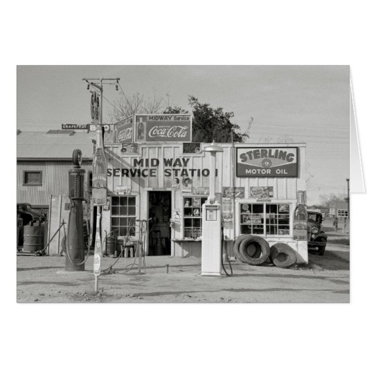 Midway Service Station, 1939 Cards (Front Horizontal)