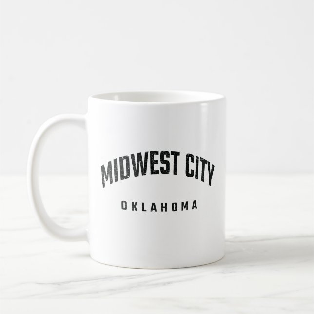 Midwest City Oklahoma OK Coffee Mug (Left)