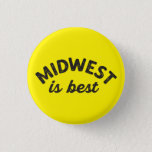 Midwest Is Best Pin at Zazzle