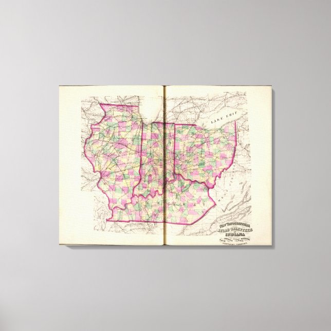 Midwest Railroad Canvas Print (Front)