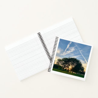 Midwest Sunset Tree Notebook