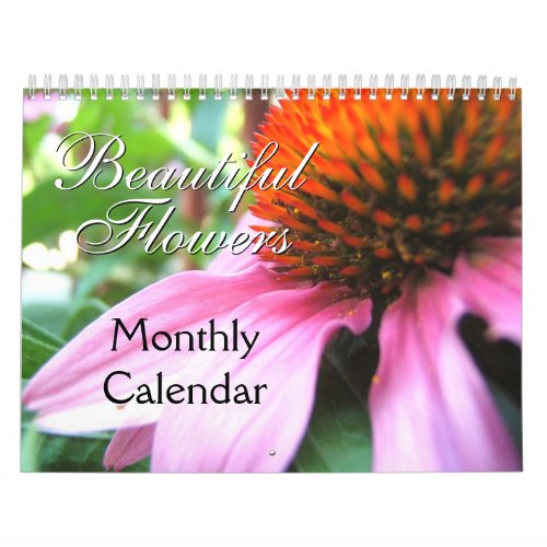 Midwestern Garden Flowers Original Photography Calendar