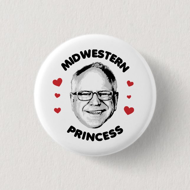 Midwestern Princess Button (Front)