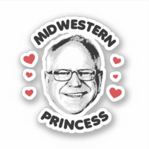 Midwestern Princess Sticker