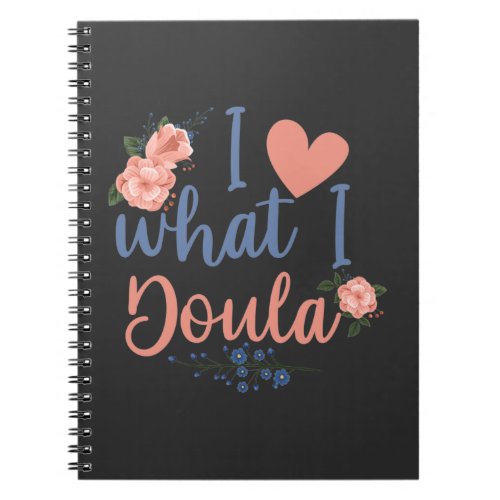 Midwife Baby Catcher Birth Cute Doula profession Notebook