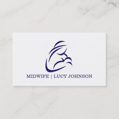Midwife Caregiving Nurse Nursing Health Care Business Card