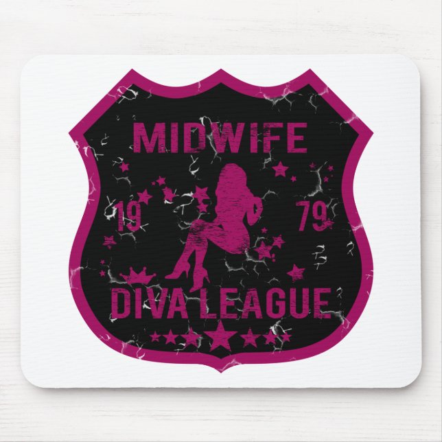Midwife Diva League Mouse Pad (Front)