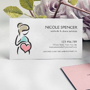 Midwife Doula Birth Coach Lactation Consultant Business Card