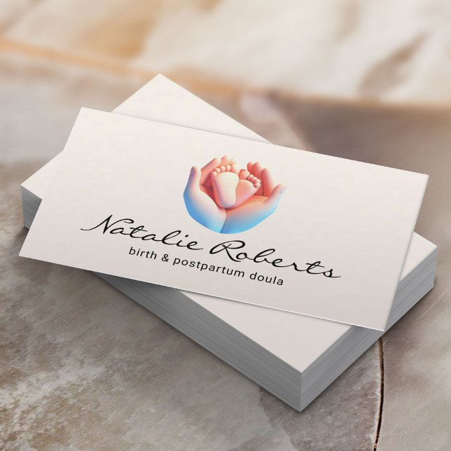 Midwife Doula Birth Coach Perinatal Specialist Business Card (Creator Uploaded)