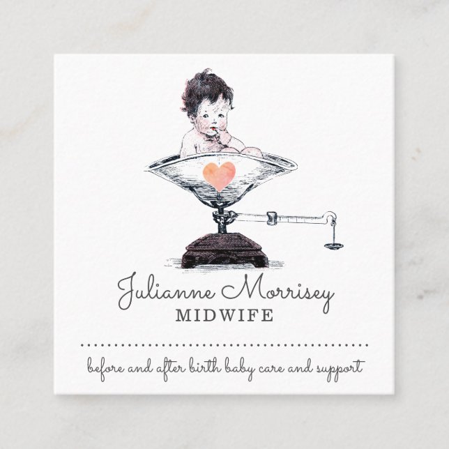 Midwife Doula Business Card (Front)