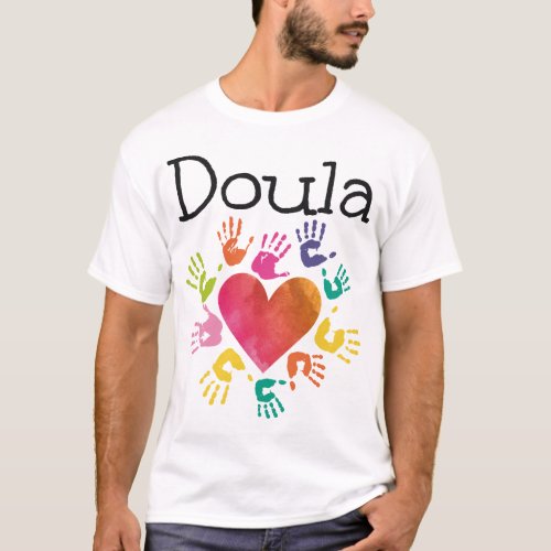 Midwife Doula Hands Heart Hands T_Shirt