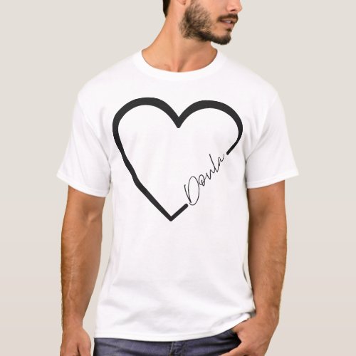 Midwife Doula Heart T_Shirt