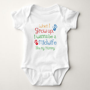 Midwife (Future) Like My Mommy Baby Bodysuit
