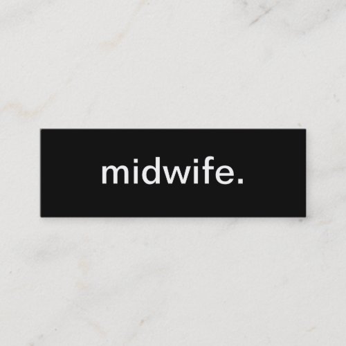 Midwife Nurse Business Card